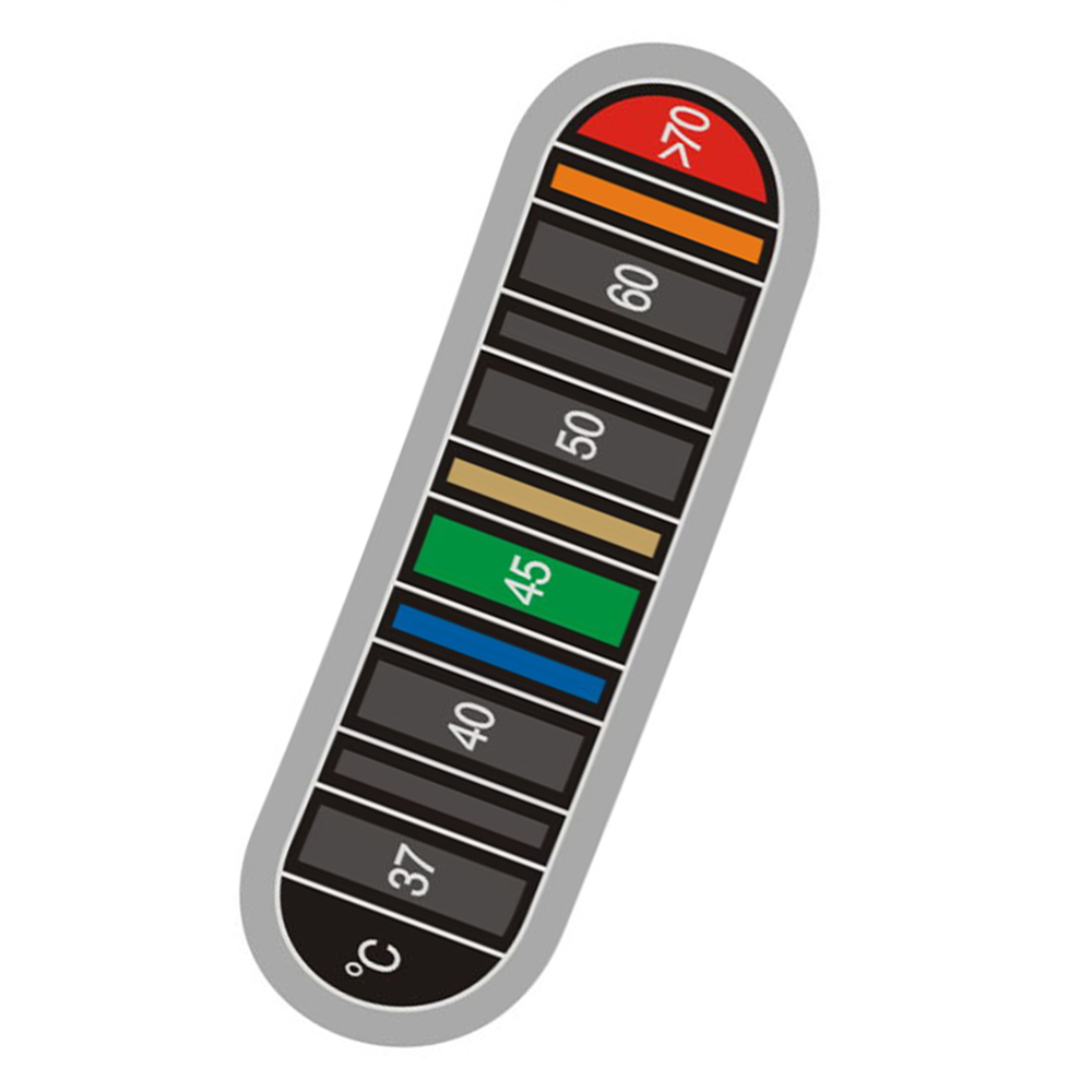 Temperature Strip Thermometer - 10 adet yapışkanlı su şişesi termometreleri