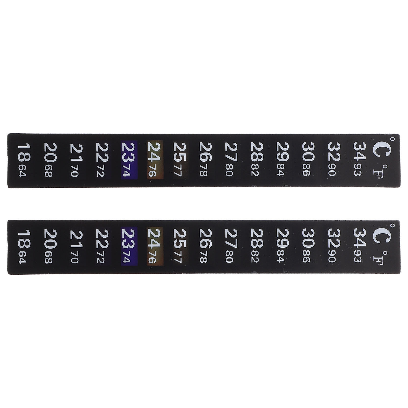 Temperature Strip Thermometer - 2 Adet Akvaryum Termometre Etiket Şeridi