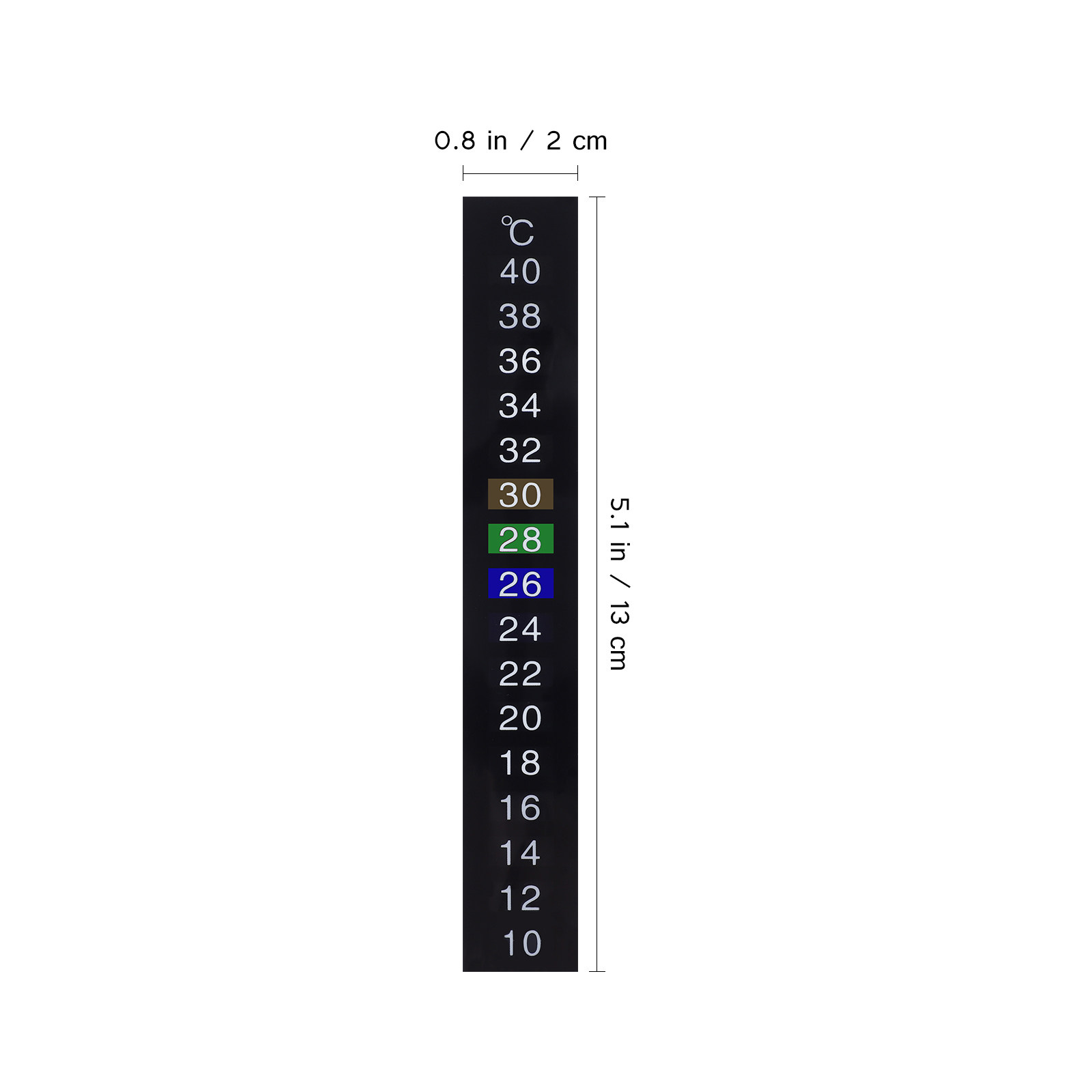 10 adet Sıcaklık Şeridi Termom - Temperature Strip Thermometer incelemesi ve fiyatı