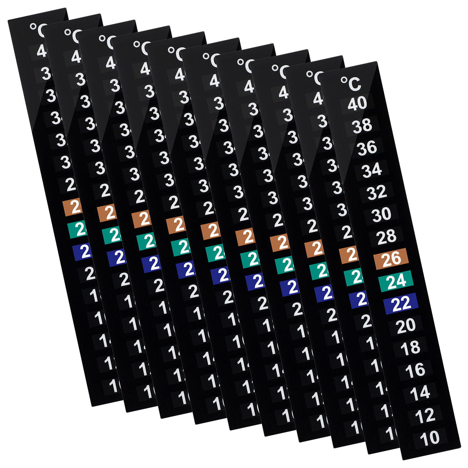 10 Adet Sıcaklık Şeritleri Sıv - Temperature Strip Thermometer incelemesi ve fiyatı