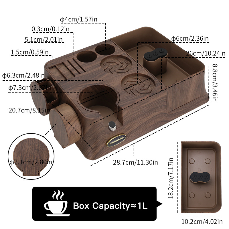 KISSHOME Espresso Sabotaj İsta - Coffee Knock Box incelemesi ve fiyatı