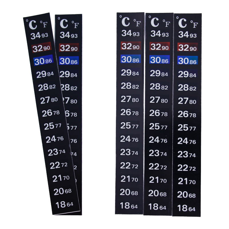 1/2/3/5 adet/grup Renk Değişti - Temperature Strip Thermometer incelemesi ve fiyatı