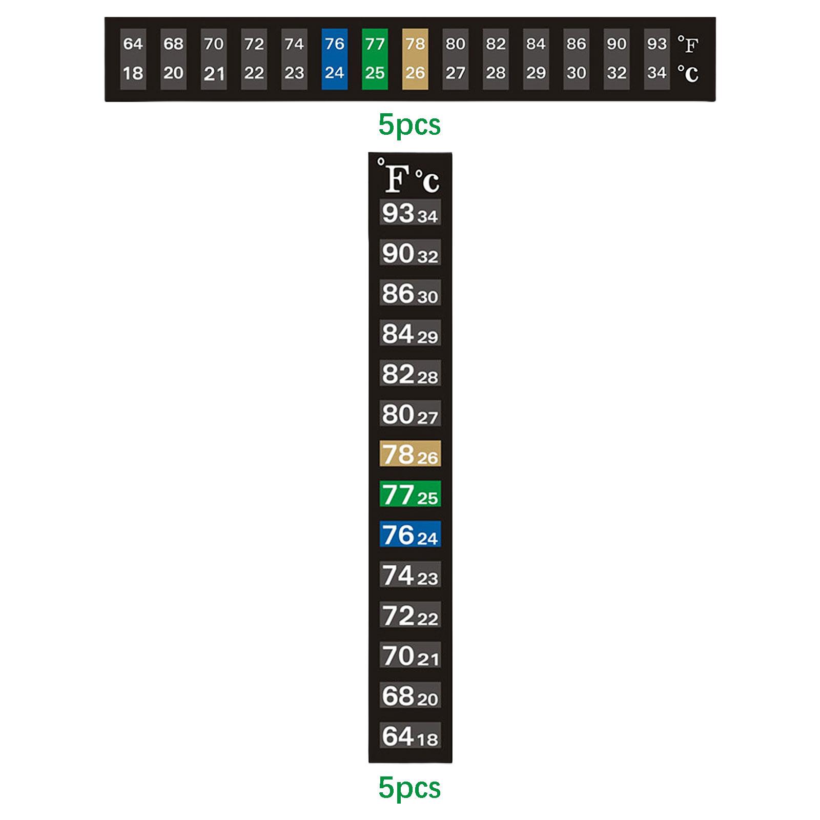 6x5x Akvaryum Termometre Etike - Temperature Strip Thermometer incelemesi ve fiyatı
